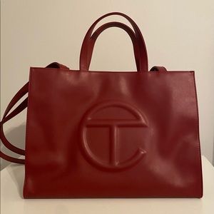 TELFAR Oxblood Shopping Bag Medium
